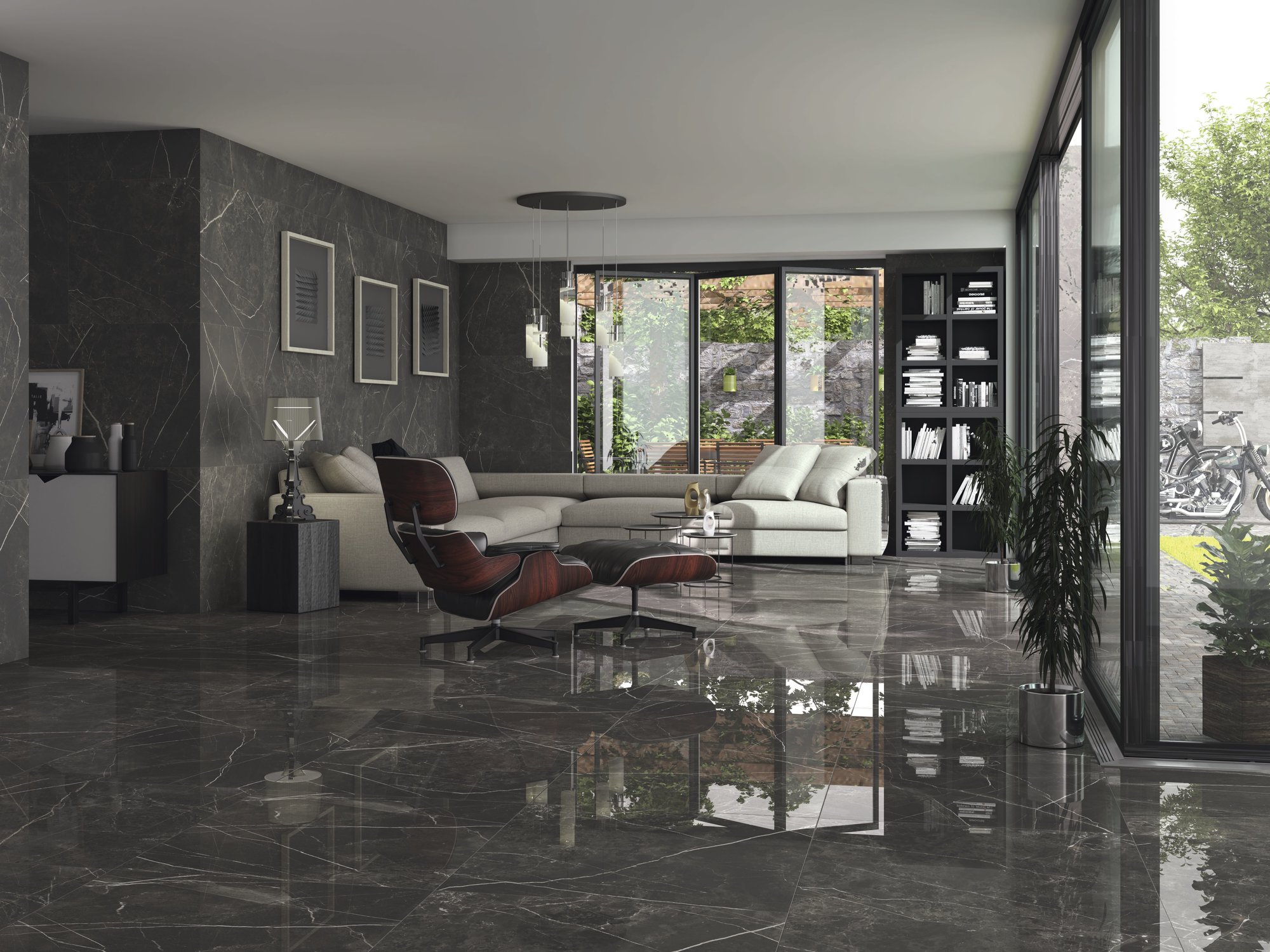 Ape Grupo Коллекция BLACK JACK Pol 75*75 см в интерьере