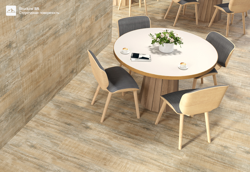 Idalgo WOOD EGO Вуд Эго Беж SR 120x59.9 см в интерьере