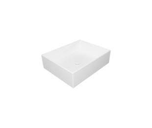 GSG Коллекция Zenith Умывальник прямоугольный c одним отверстием, 50 см, цвет белый матовый