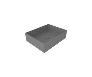 GSG Коллекция Zenith Умывальник прямоугольный c одним отверстием, 50 см, цвет цемент матовый