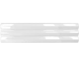 Estudio Ceramico Коллекция ACANTO V-Ribbed White Gloss 10*40 см